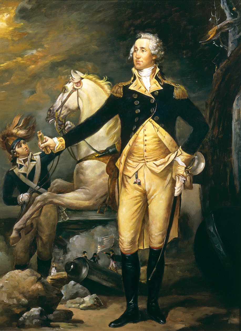 Porträtt av George Washington av American School