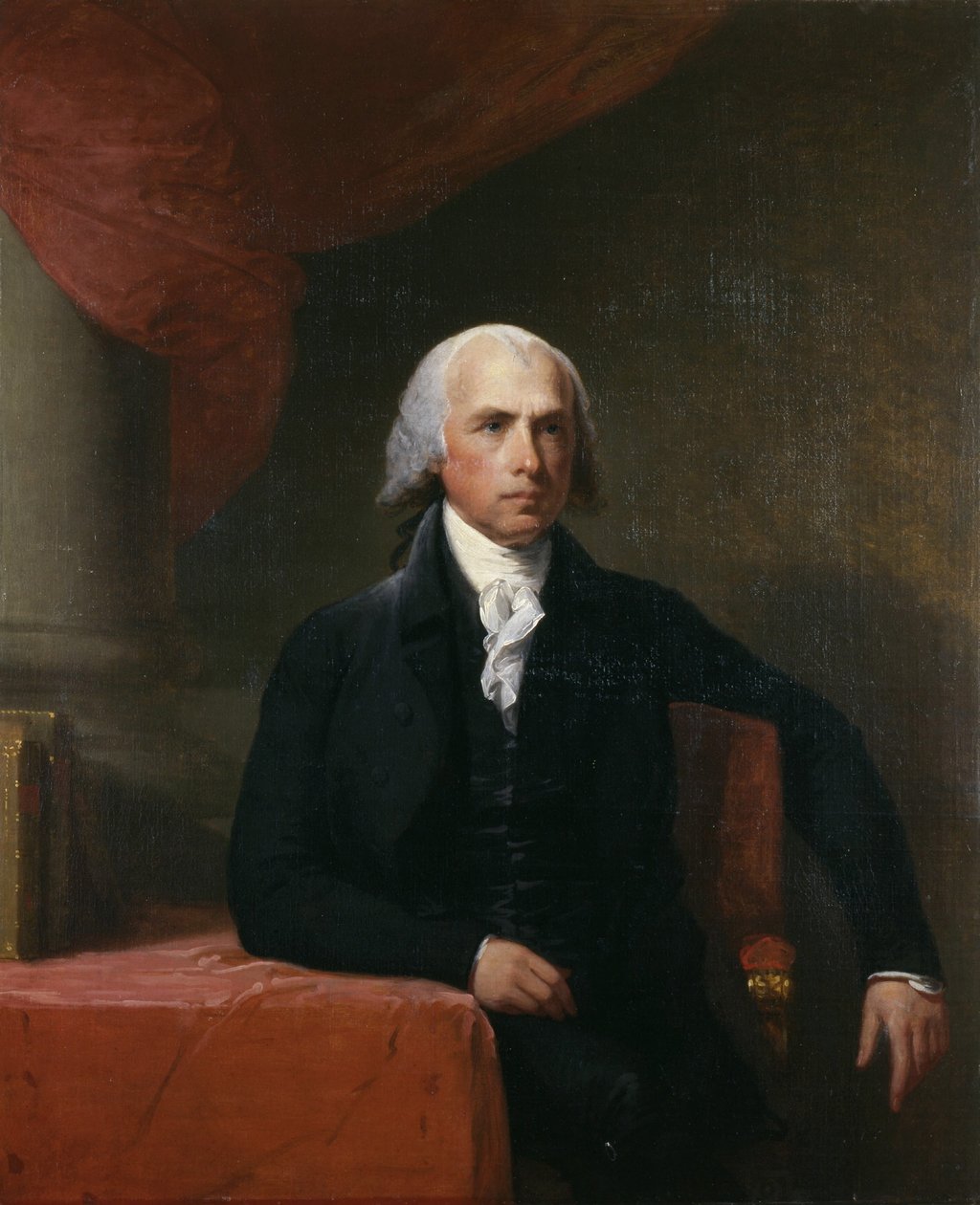 Porträtt av James Madison av American School