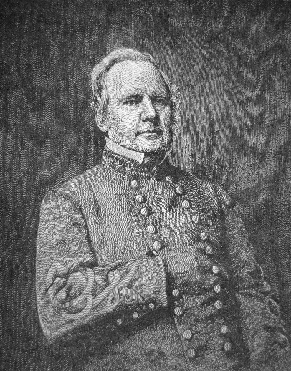 Porträtt av generalmajor Sterling Price (litho) av American School