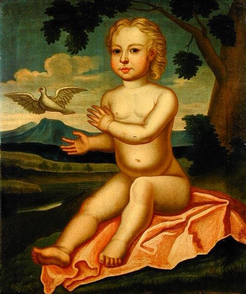 Porträtt av Martha "Patty" Pintard (1769-1837) (olja på linne) av American School