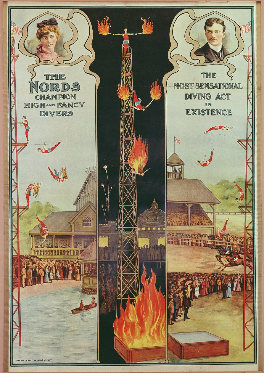 Posterreklam The Nords - Champion High and Fancy Divers av American School