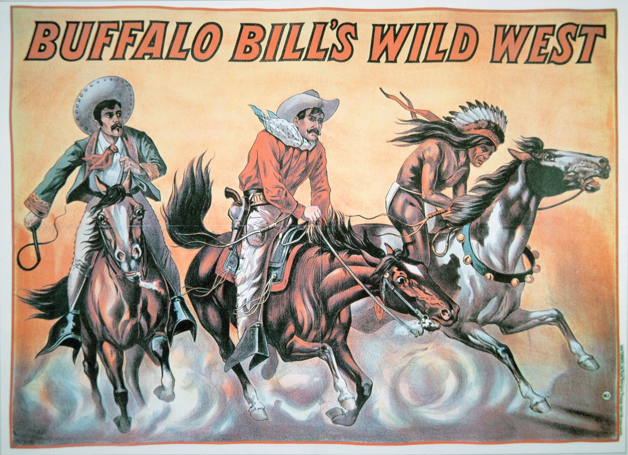 Affisch för Buffalo Bills (1846-1917) Wild West Show av American School