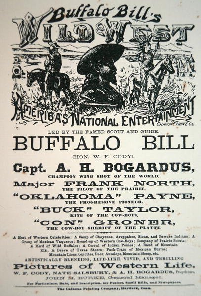 Affisch för Buffalo Bills (1846-1917) Wild West Show av American School