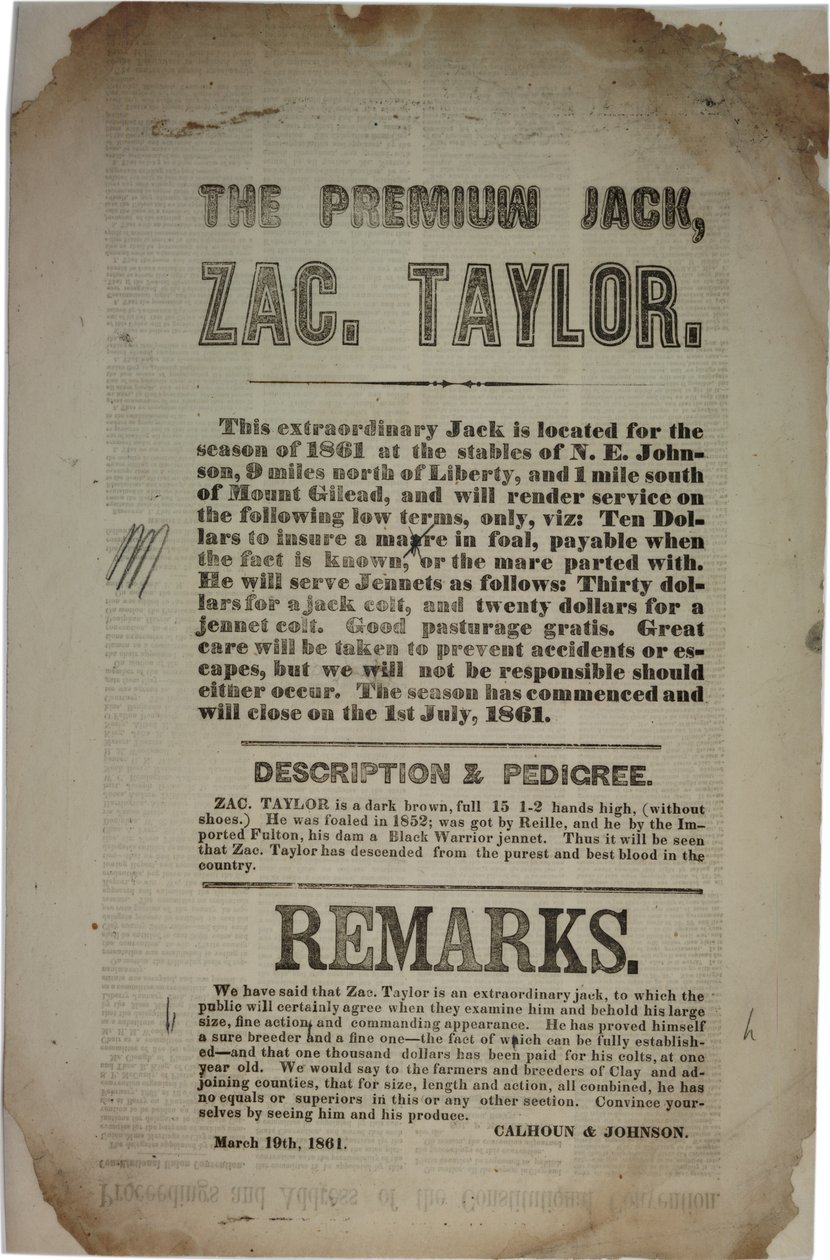 Förhandlingar och adress för konstitutionella konventet, ca 19 mars 1861 av American School