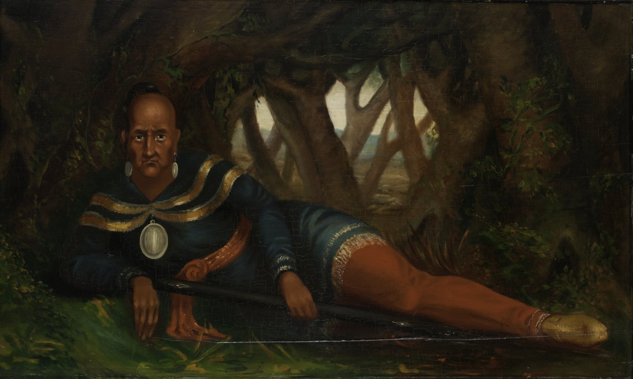 Röd jacka; Chef för Seneca Indians, 1830 av American School