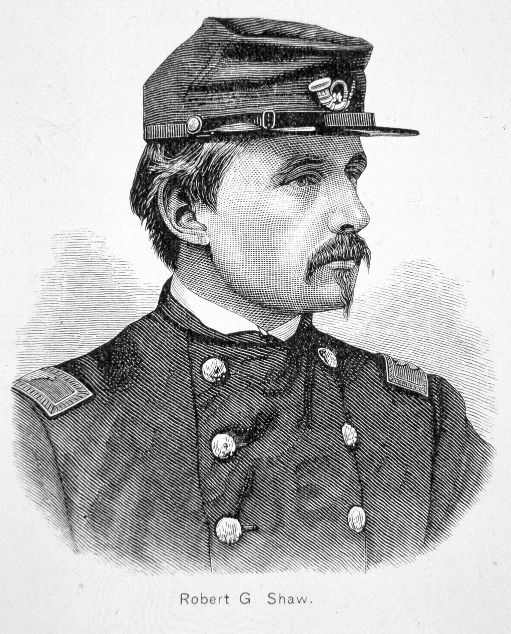 Robert Gould Shaw (1837-63) (gravyr) av American School