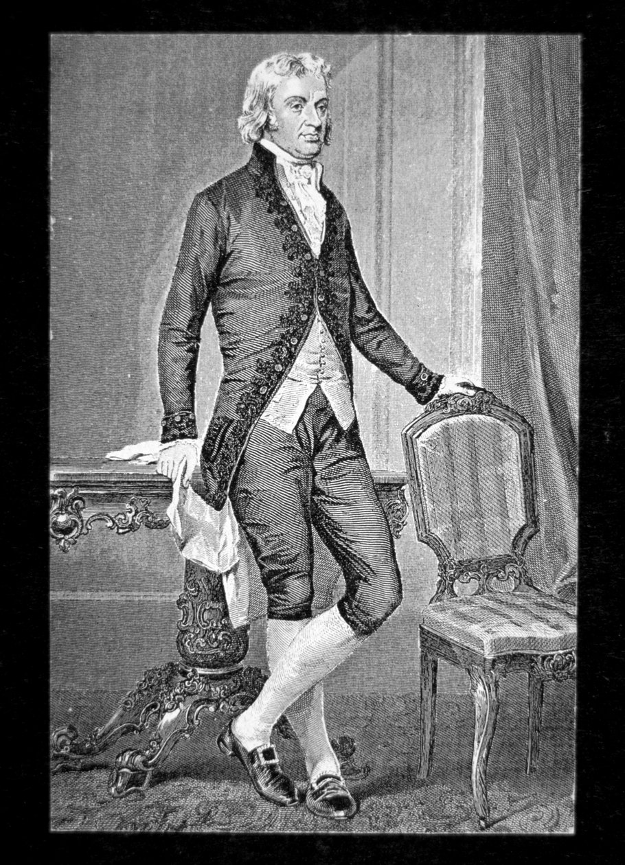 Robert Livingston (1746-1813) (gravyr) av American School