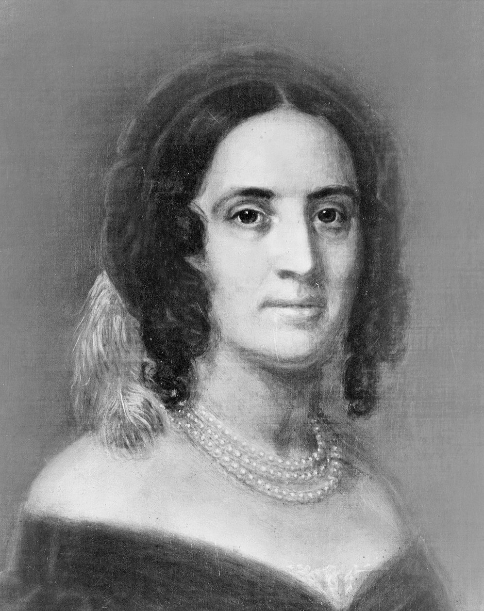Sara Polk, ca 1846 av American School