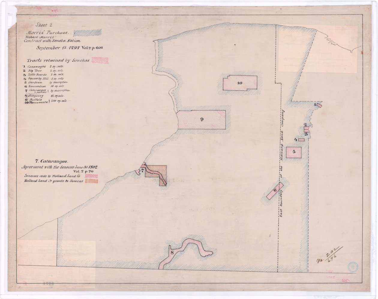 Seneca landar 1802 (tryck) av American School