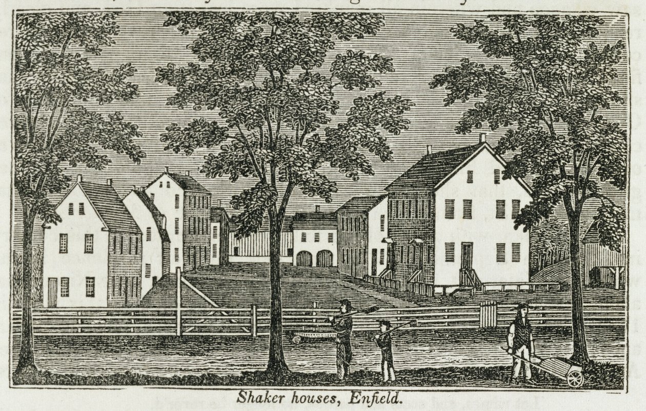 Shaker houses in Enfield, från 