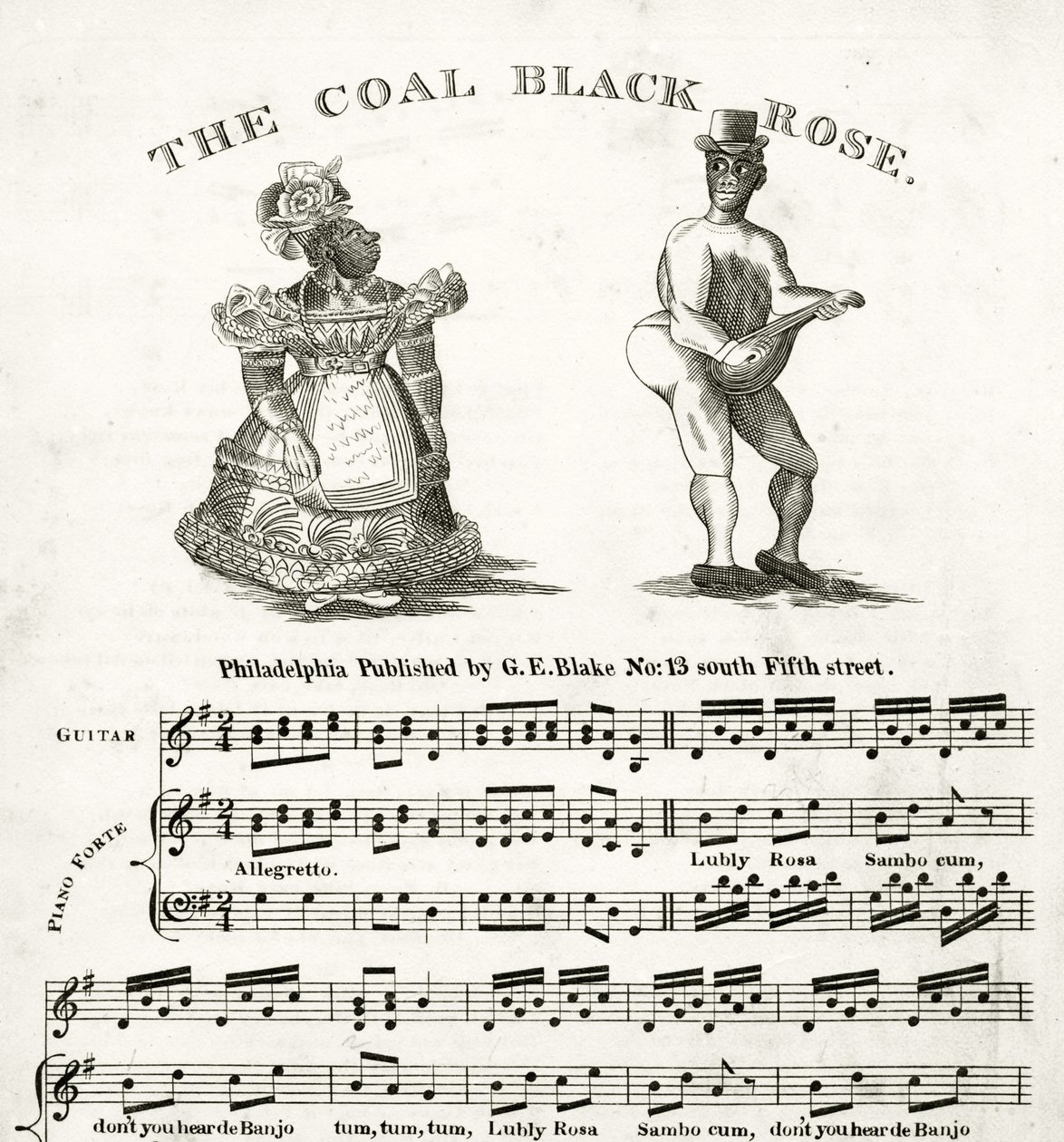 Noter till The Coal Black Rose av American School