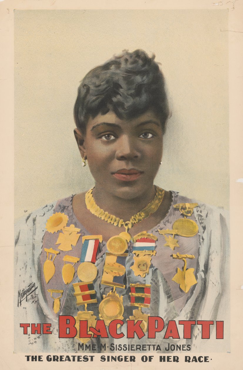 Sissieretta Jones, även känd som "Black Patti", 1899 av American School