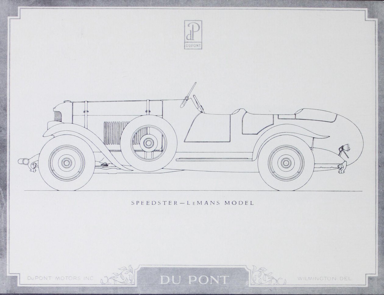Speedster - LeMans modell, DuPont Motor Cars, 1921 av American School