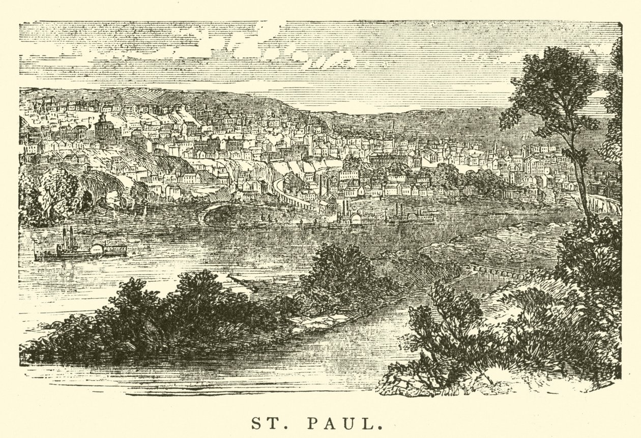 Sankt Paulus (gravyr) av American School