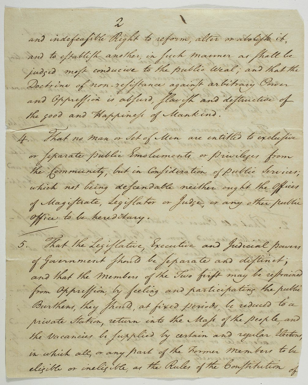 The Bill of Rights, kopia undertecknad i Federal Hall, 1789 (bläck på papper) av American School