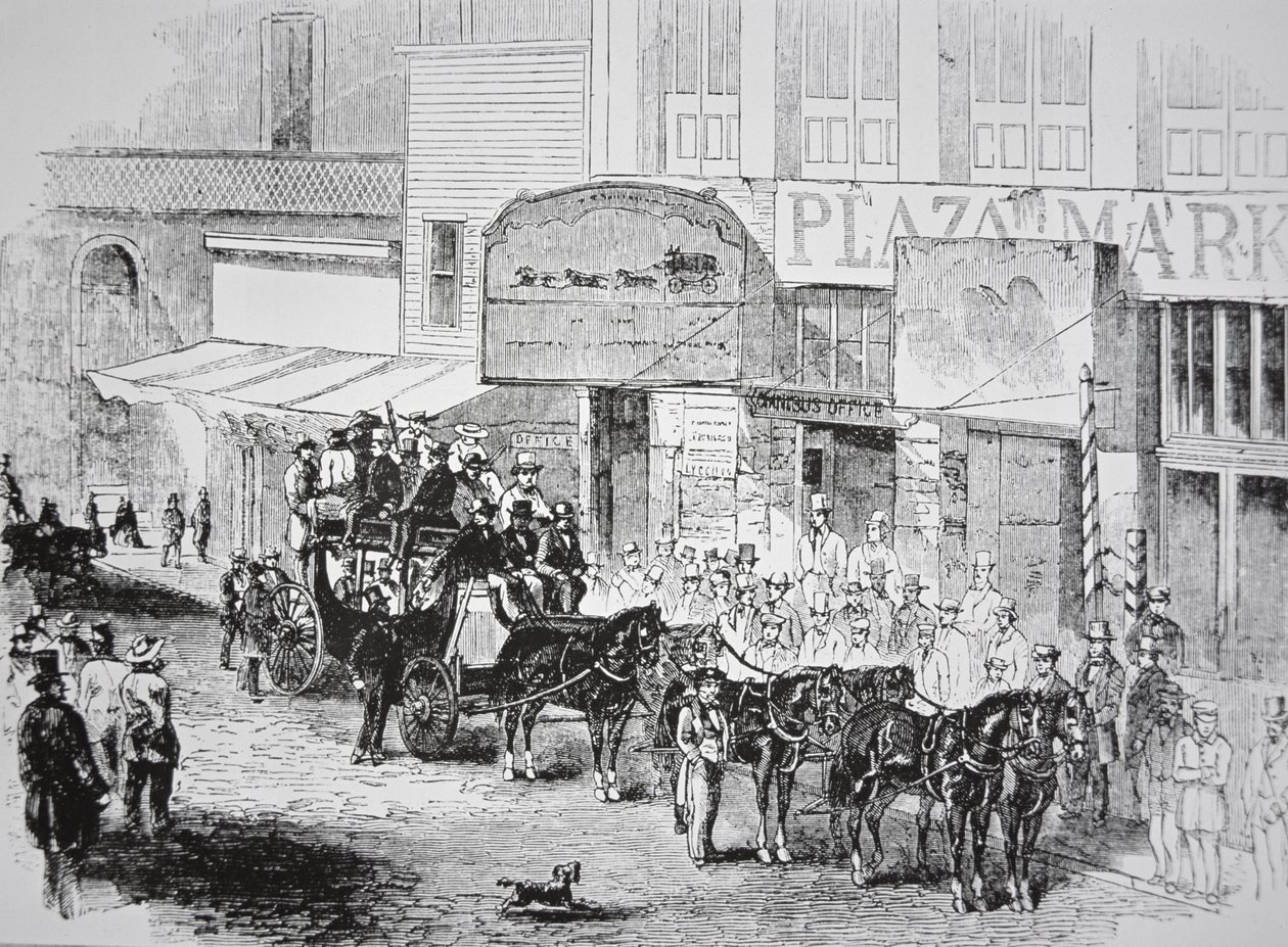 Butterfield Overland Mail Coach, publicerad i Harper