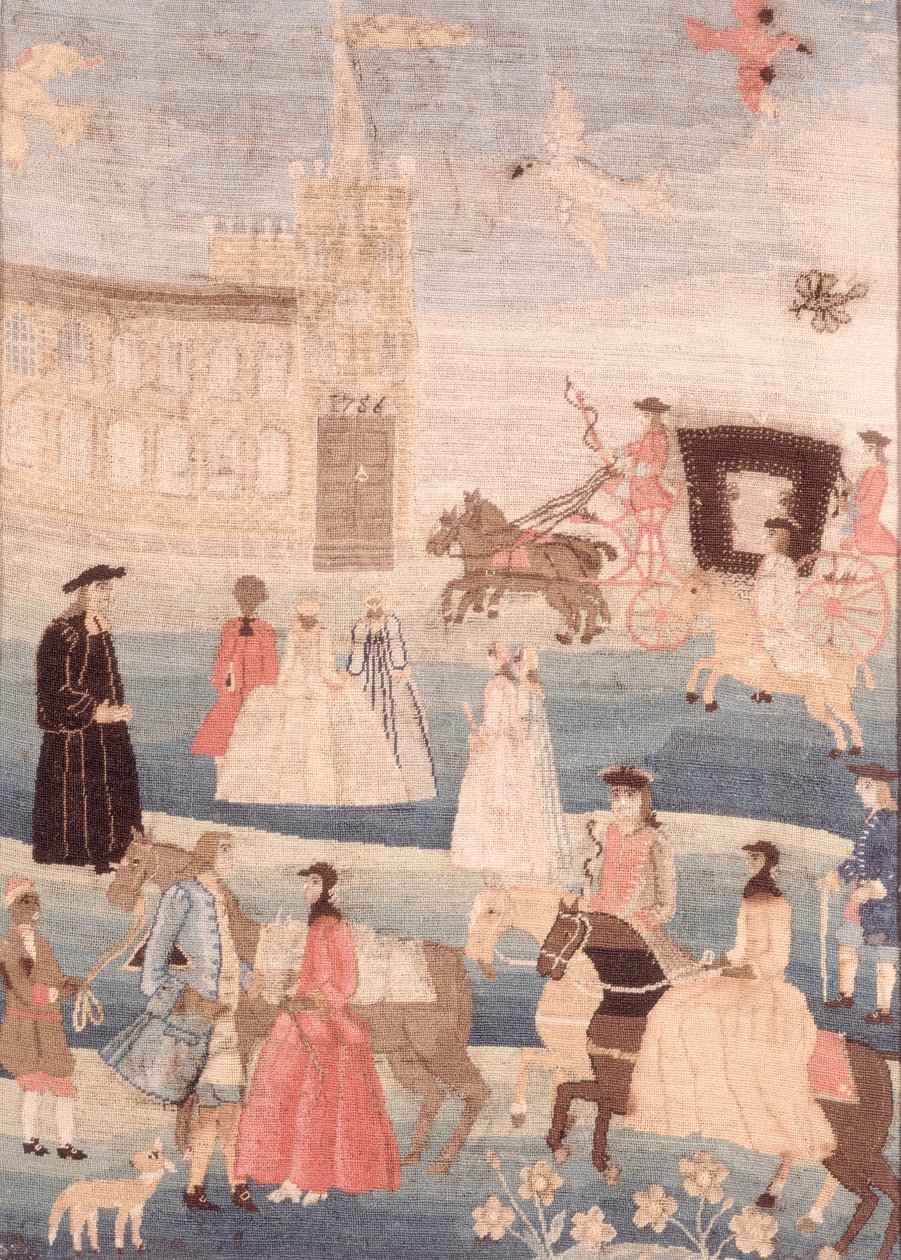 The Chandler Wedding Tapestry, c.1756 av American School