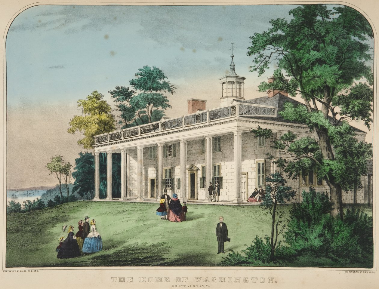 Washingtons hem, Mount Vernon, Virginia av American School