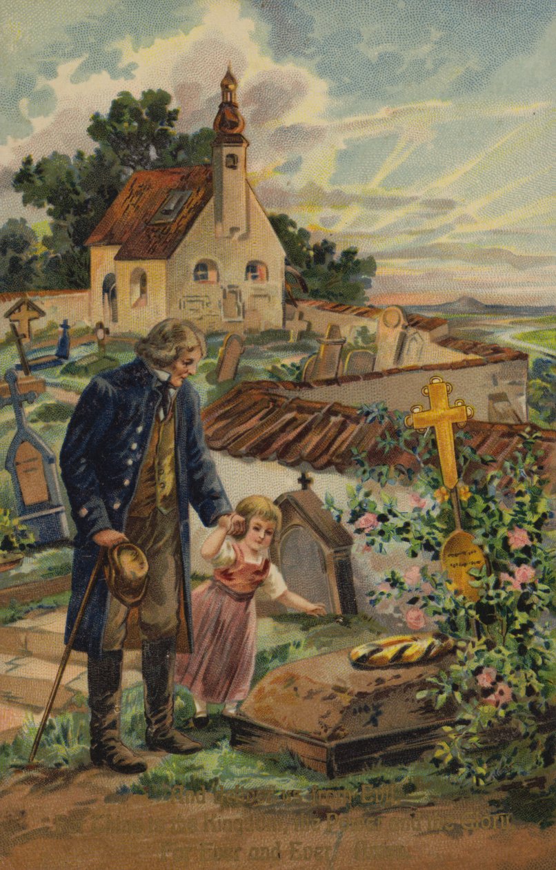 Herrens bön, och fräls oss från det onda (chromolitho) av American School