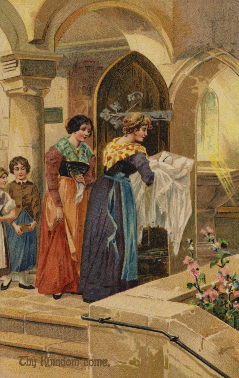 Herrens bön, Låt ditt rike komma (chromolitho) av American School