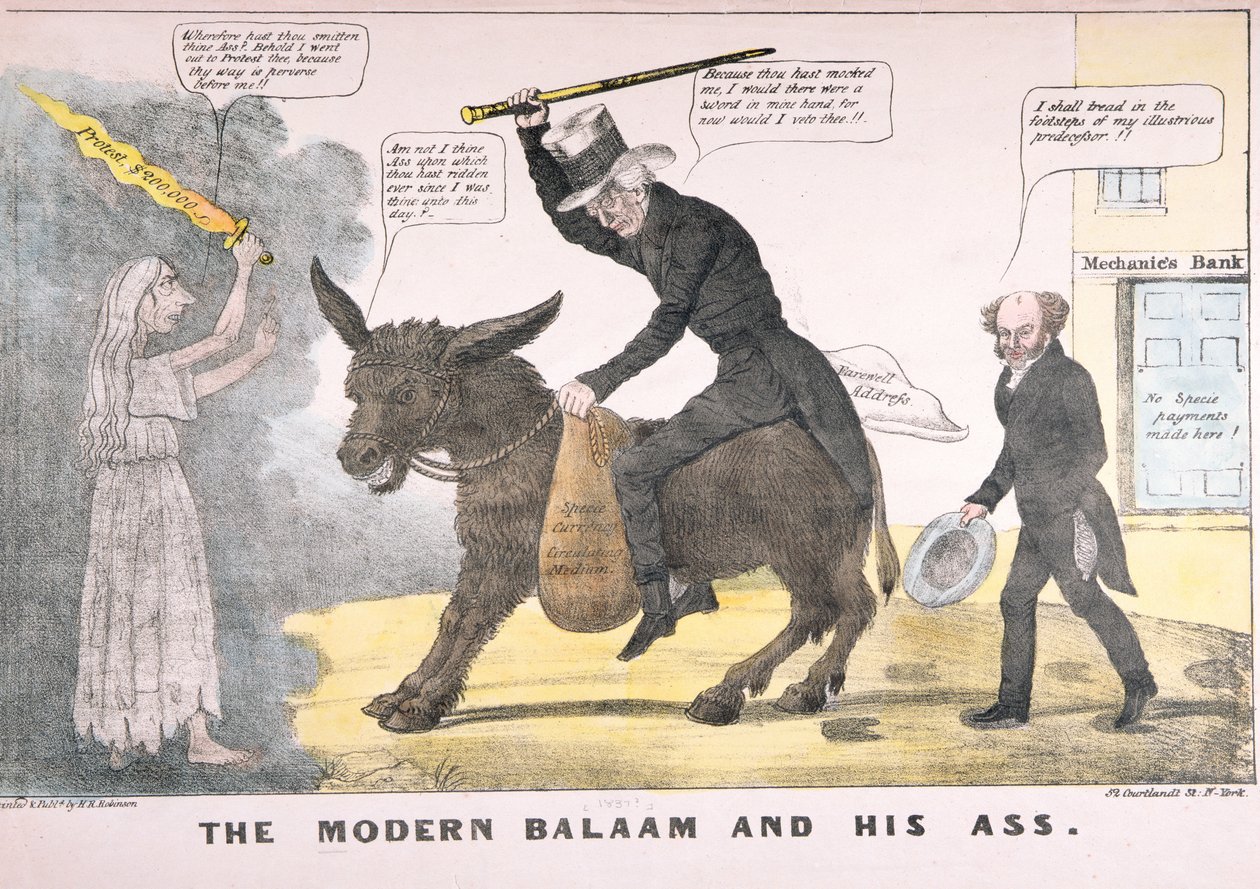 Den moderna Bileam och hans åsna av American School