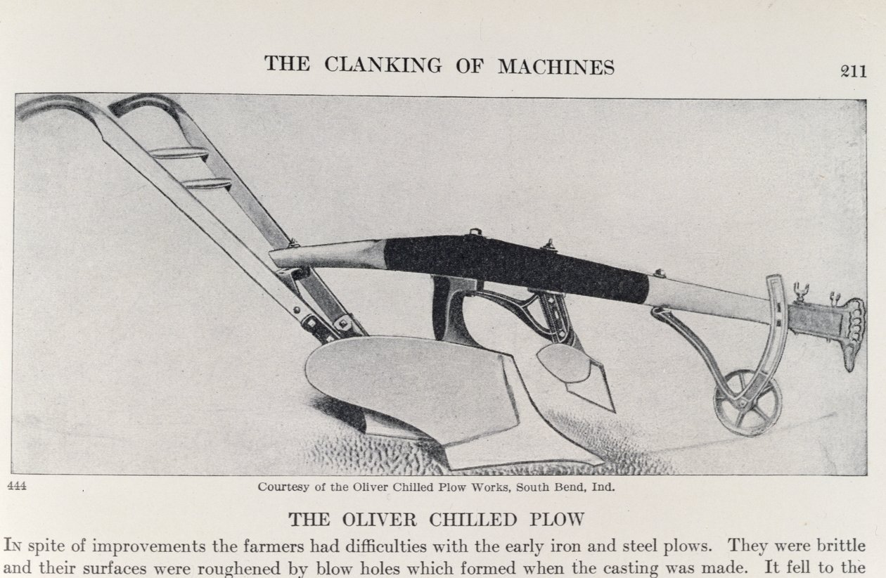 The Oliver Chilled Plough, från The Pageant of America, Vol.3, av Ralph Henry Gabriel, 1926 av American School