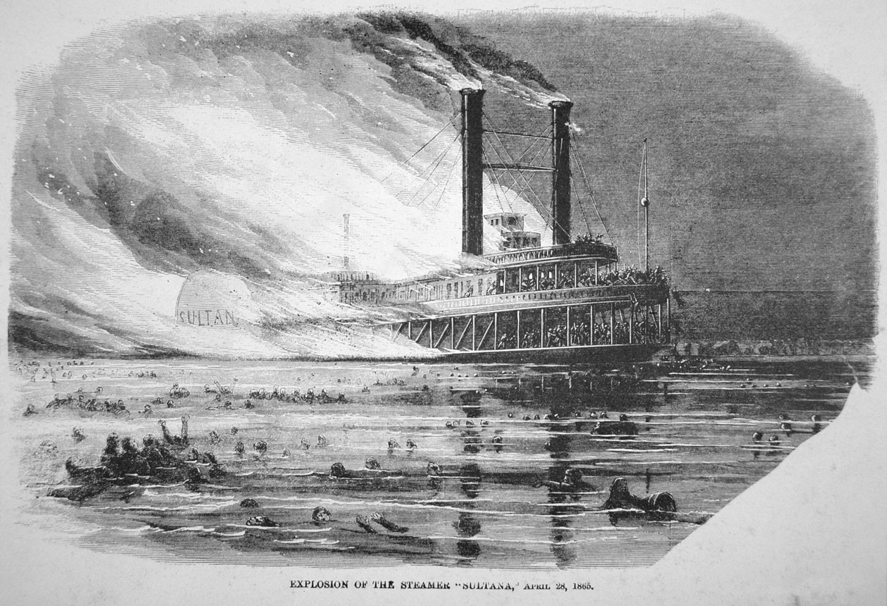 "Sultana"-katastrofen, på Mississippi av American School