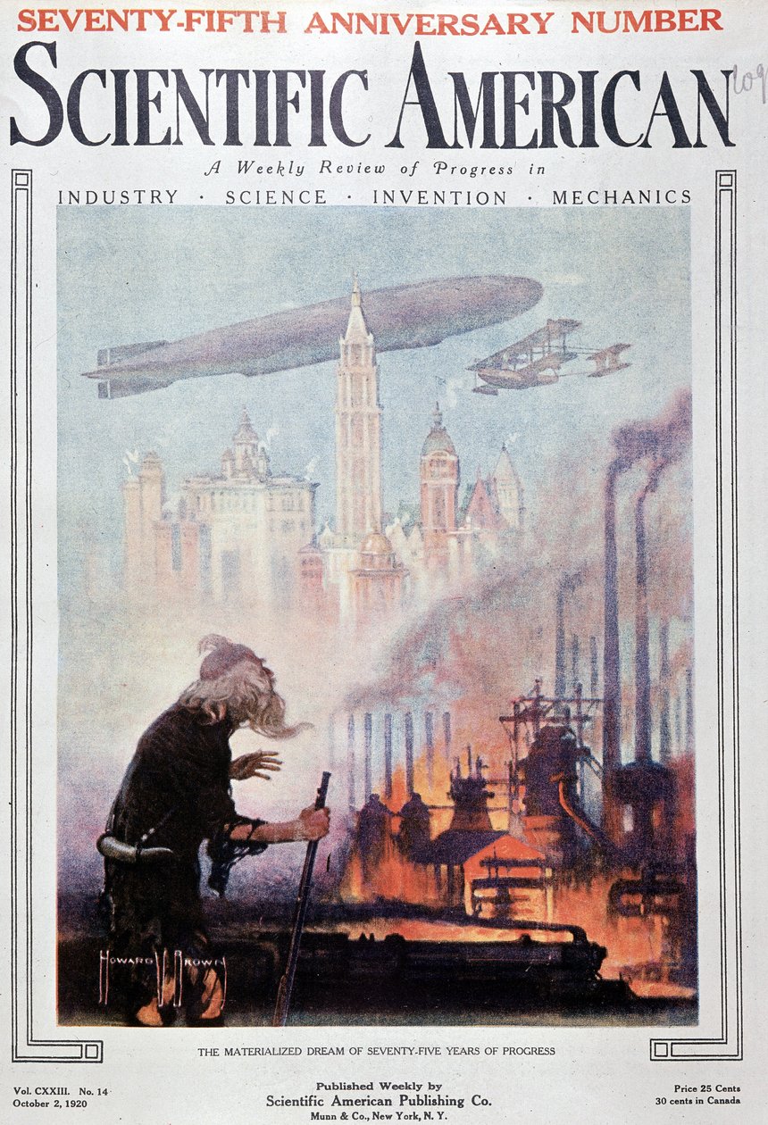 Drömmen förverkligades om 75 år av framsteg - i "" Scientific American"" av 1920-02-10 av American School