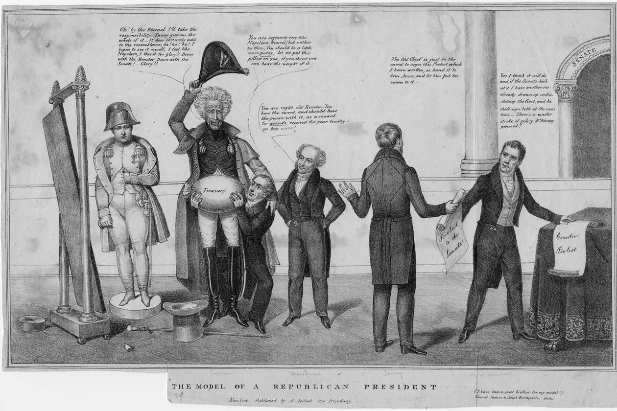Modellen av en republikansk president, ca 1832 av American School