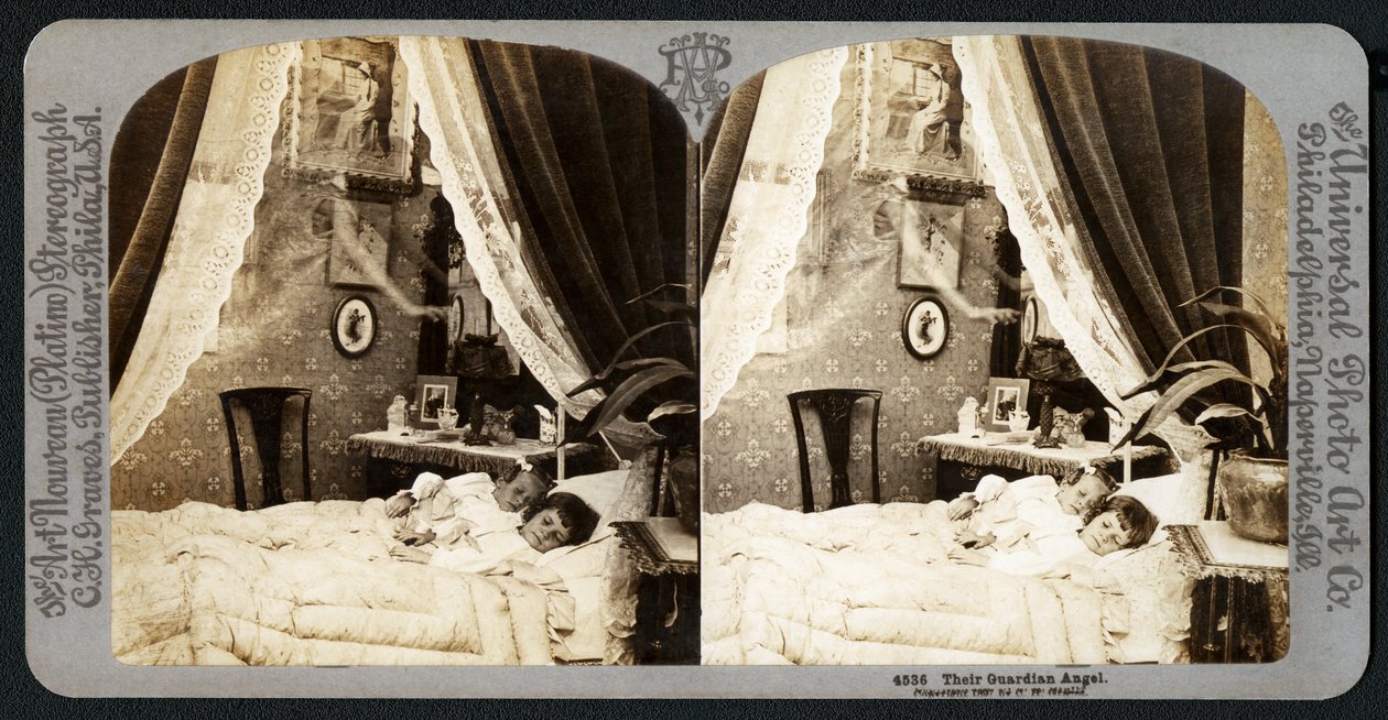 Deras skyddsängel, 1897 (stereograf) av American School