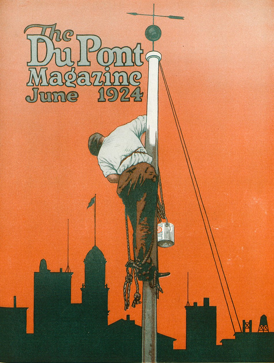 Det finns ingen All-purpose Paint, framsidan av DuPont Magazine, juni 1924 av American School