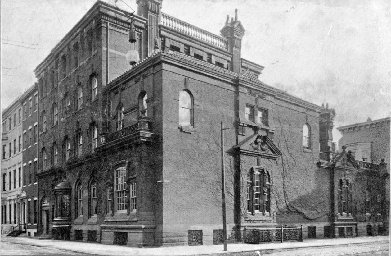 Thomas Alexander Scott Residence, S. Rittenhouse Square, hörnet av 18th St. av American School