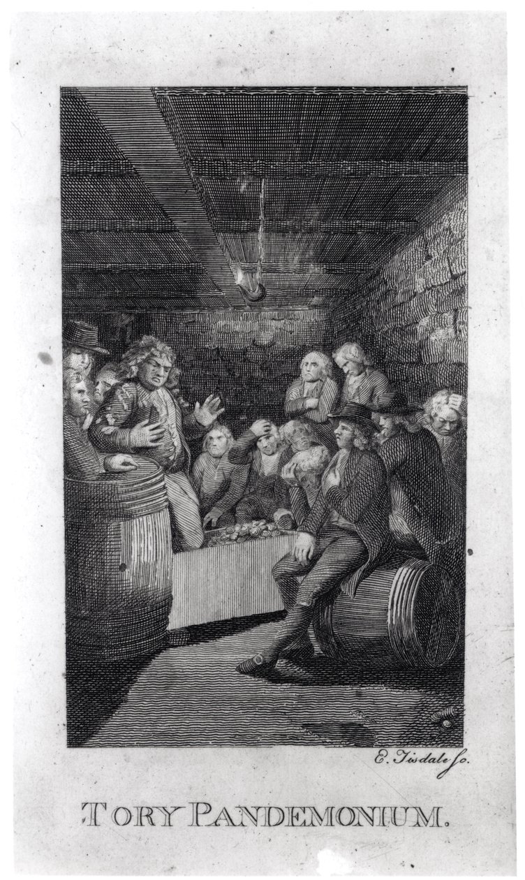 Tory Pandemonium, från John Trumbulls 