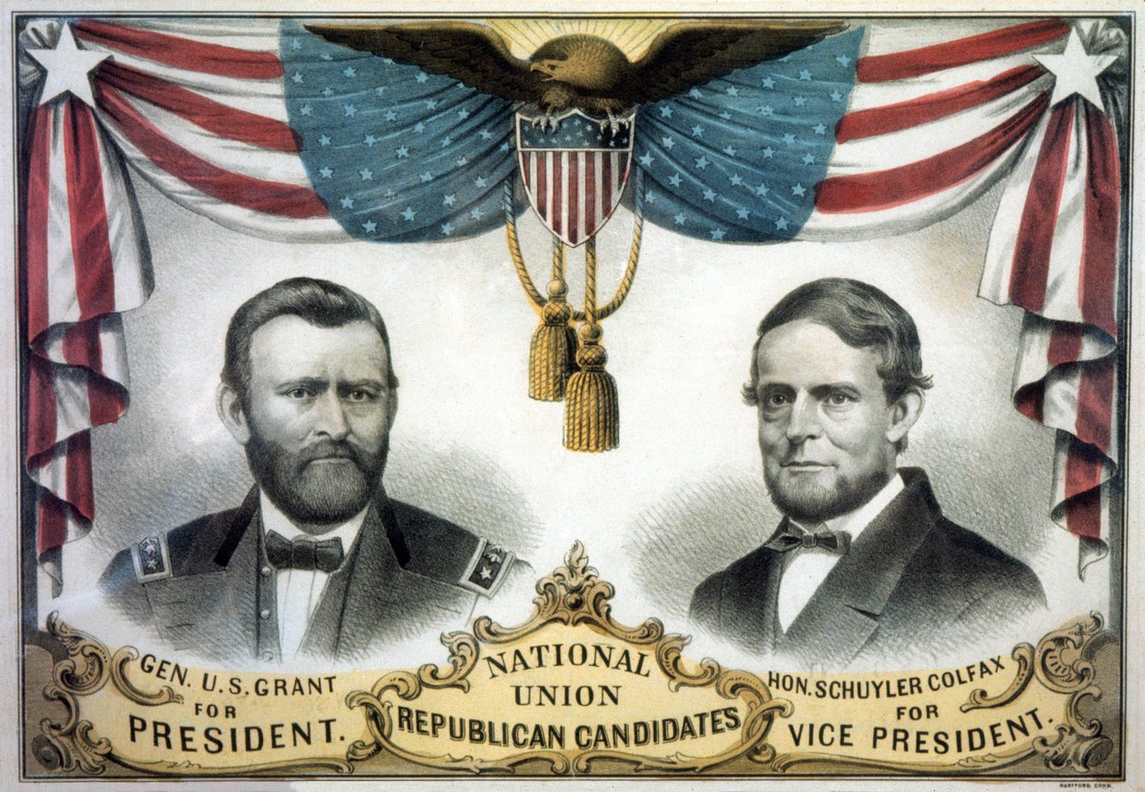 Ulysses S. Grant. 1869 (affisch) av American School