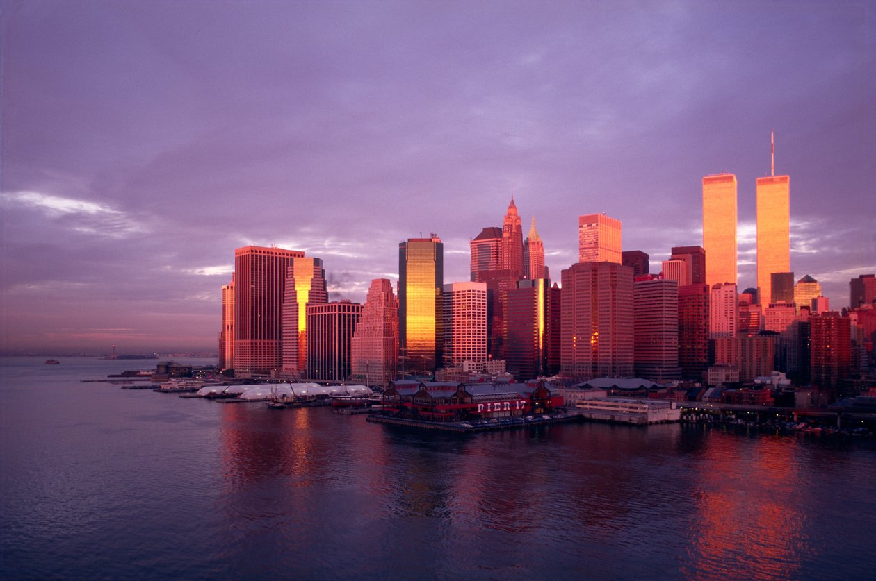 Utsikt mot finansdistriktet över East River av American School