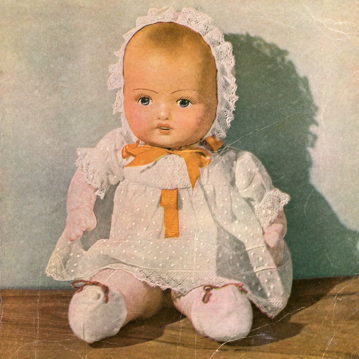Vintage Stillleben för barn - Docka av American School