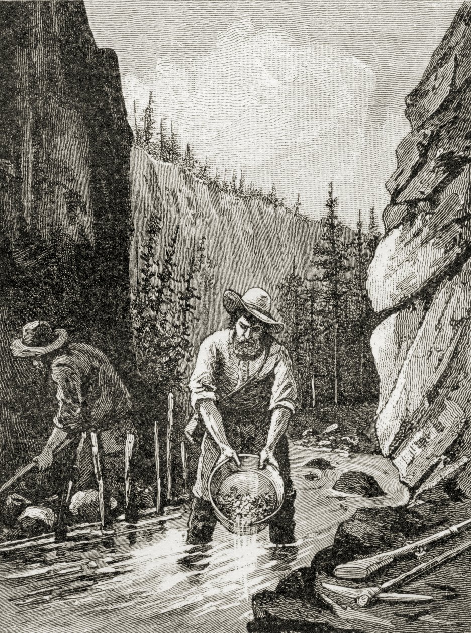 Washing out gold, från 