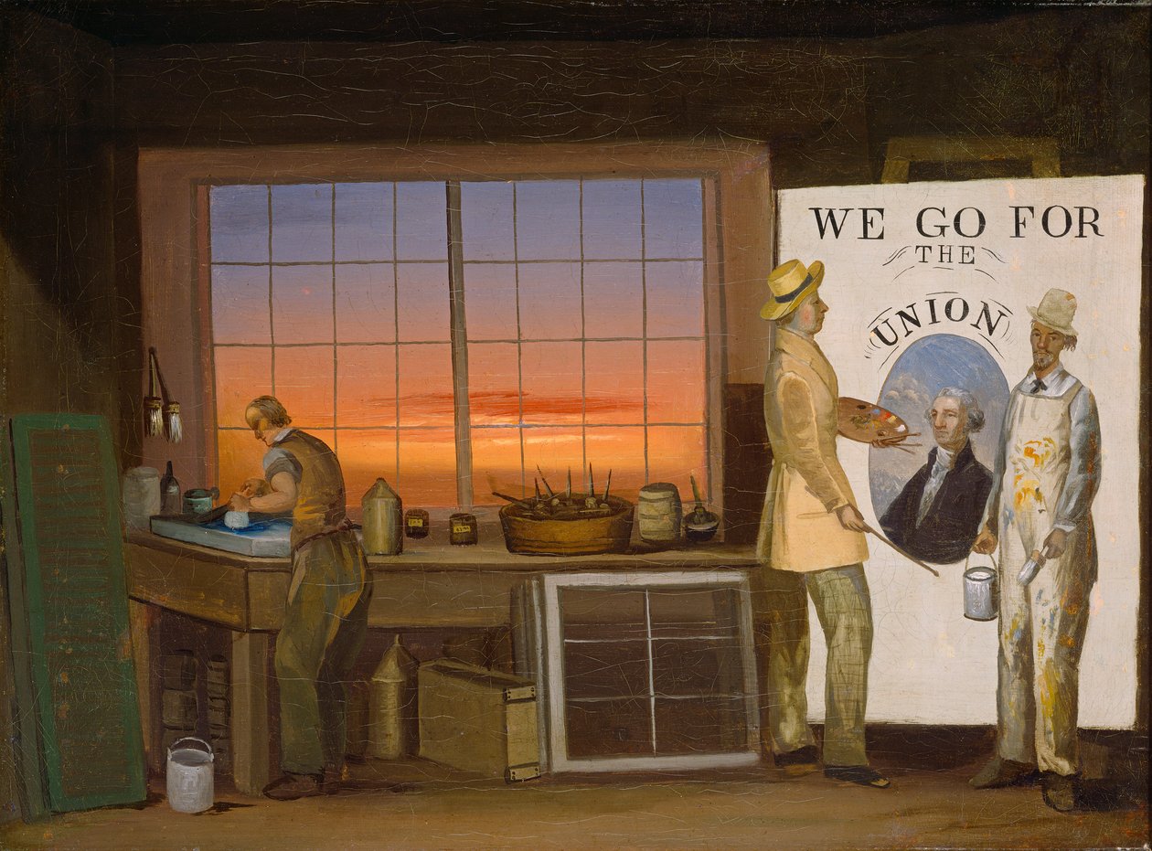 Vi går för unionen, ca 1840-1850 av American School
