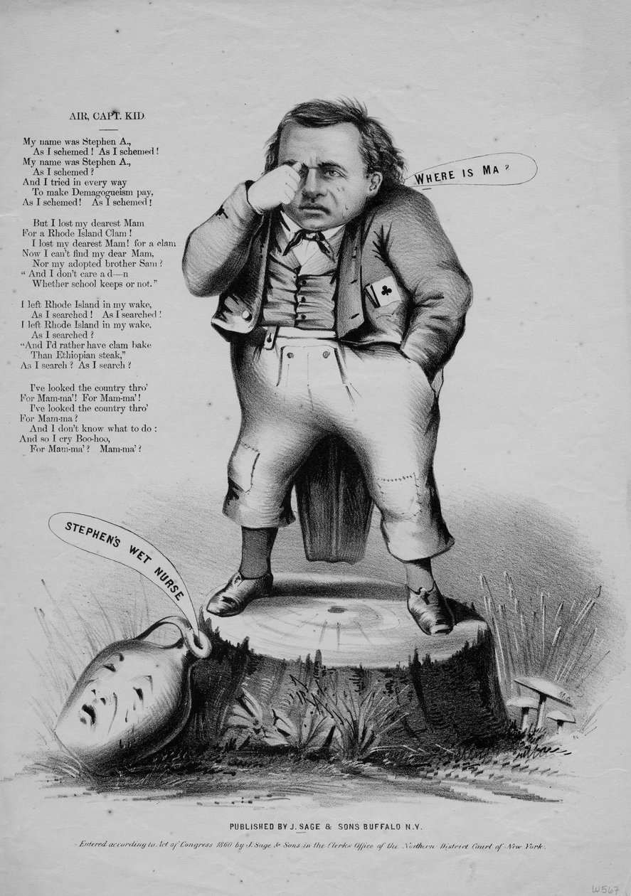 Where is Ma?, publicerad av Currer & Ives, New York, 1860 av American School