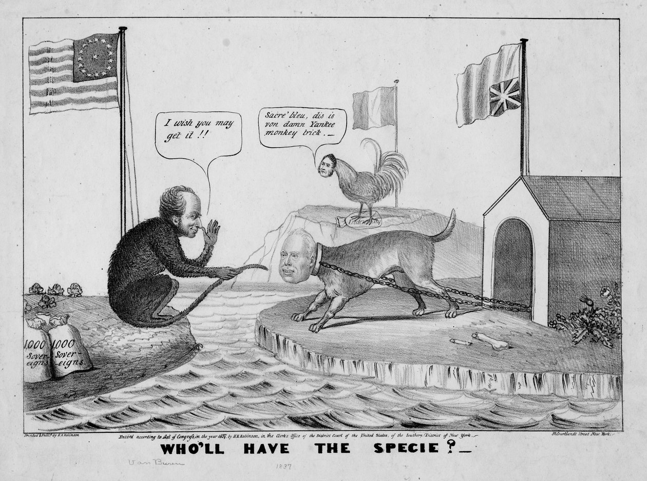 Vem har arten?, 1837 av American School