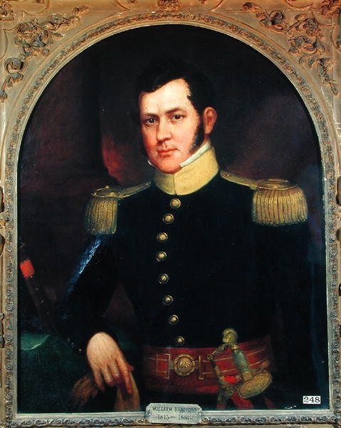 William Bradford (1815-85) (olja på duk) av American School