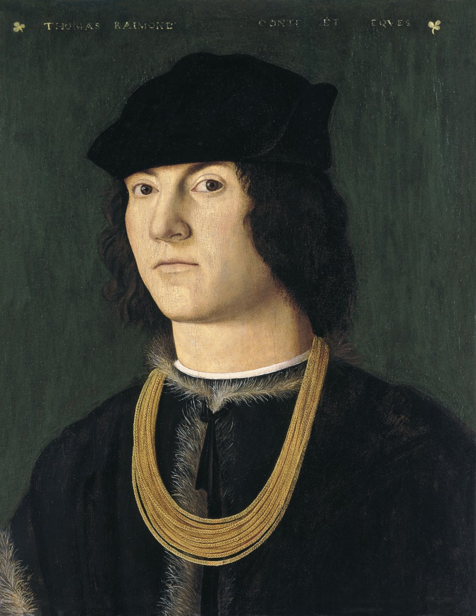 Porträtt av Tommaso Raimondi av Amico Aspertini
