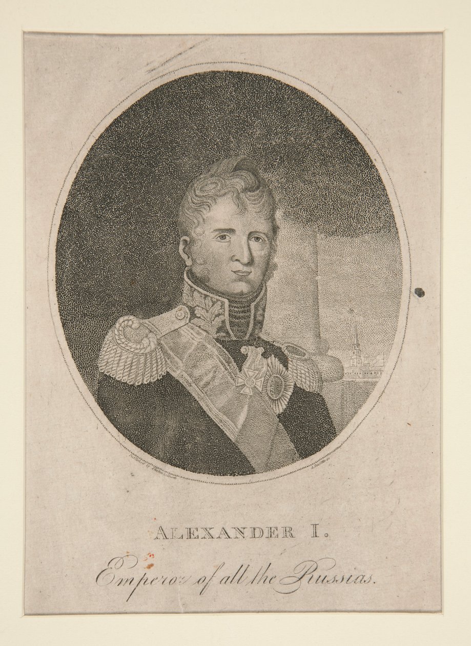 Alexander I, alla ryssarnas kejsare av Amos Doolittle