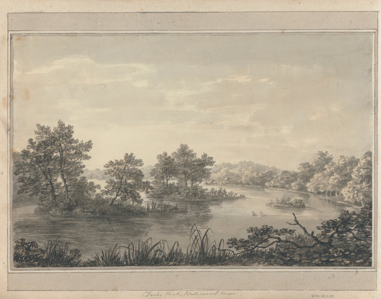 Utsikter i England, Skottland och Wales: Darley Pond, Buttercoomb Moor av Amos Green