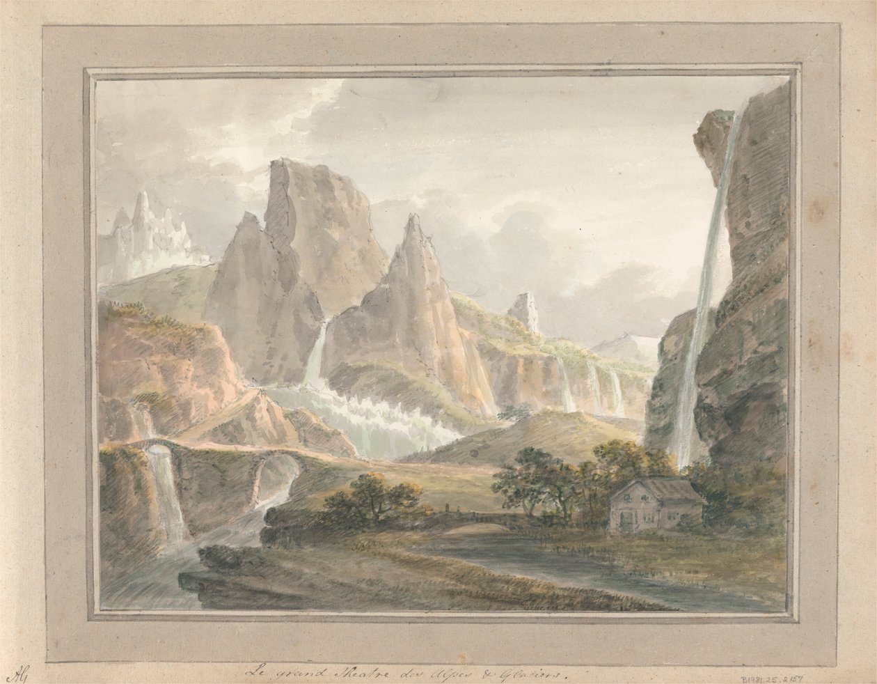 Utsikter i England, Skottland och Wales: Le Grand Theatre des Alps and Glaciers av Amos Green