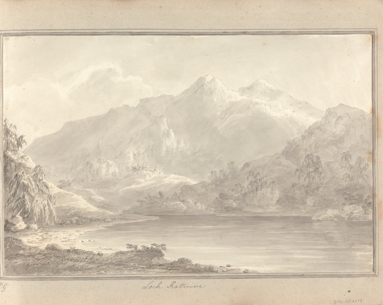 Utsikter i England, Skottland och Wales: Turné i Skottland; Loch Katterine av Amos Green