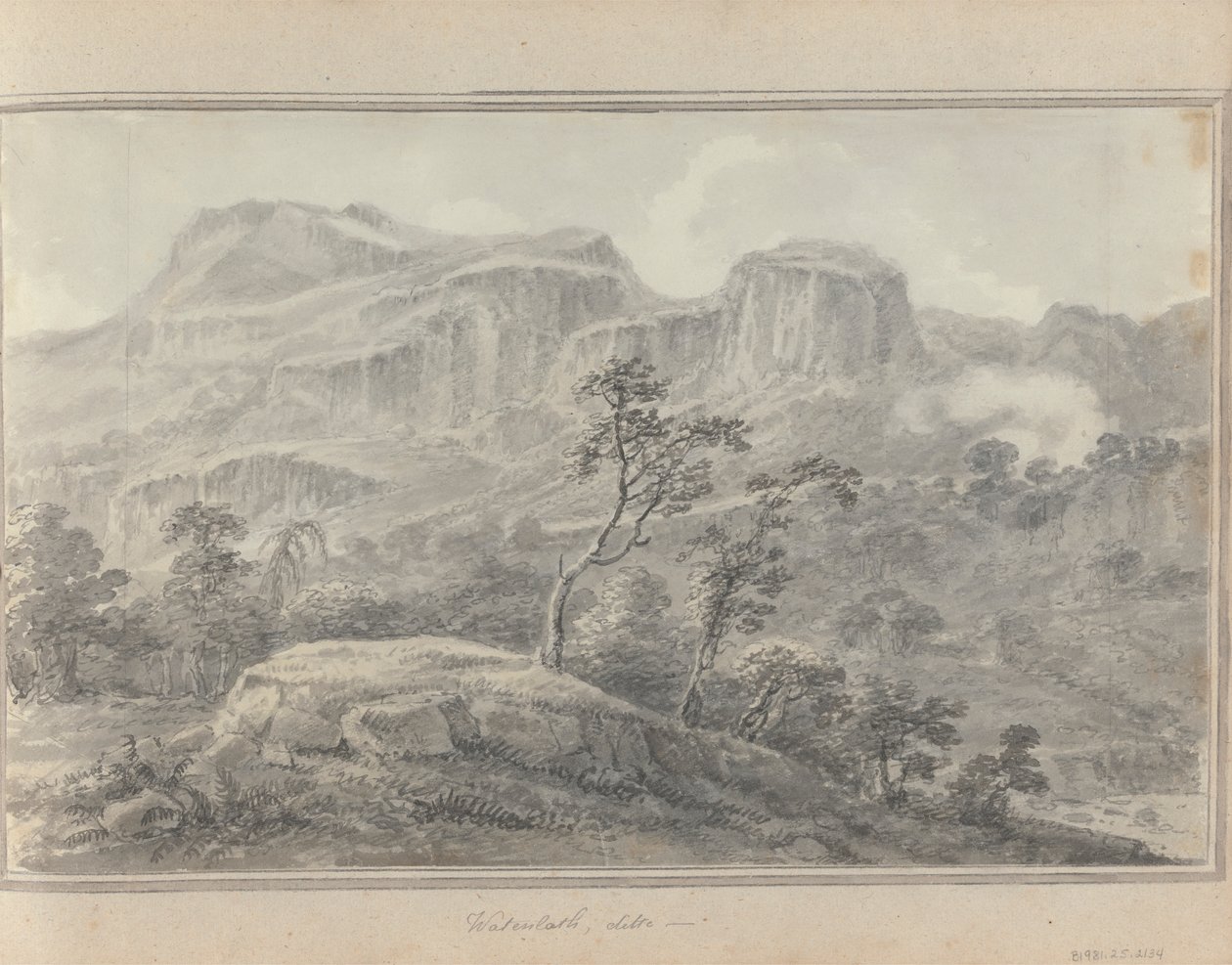 Utsikter i England, Skottland och Wales: Watenlath, 30 augusti 1802 av Amos Green