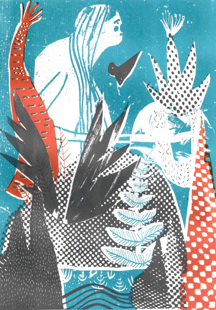 Blanketter 5, 2015 (skärmutskrift) av Amy Louise Evans