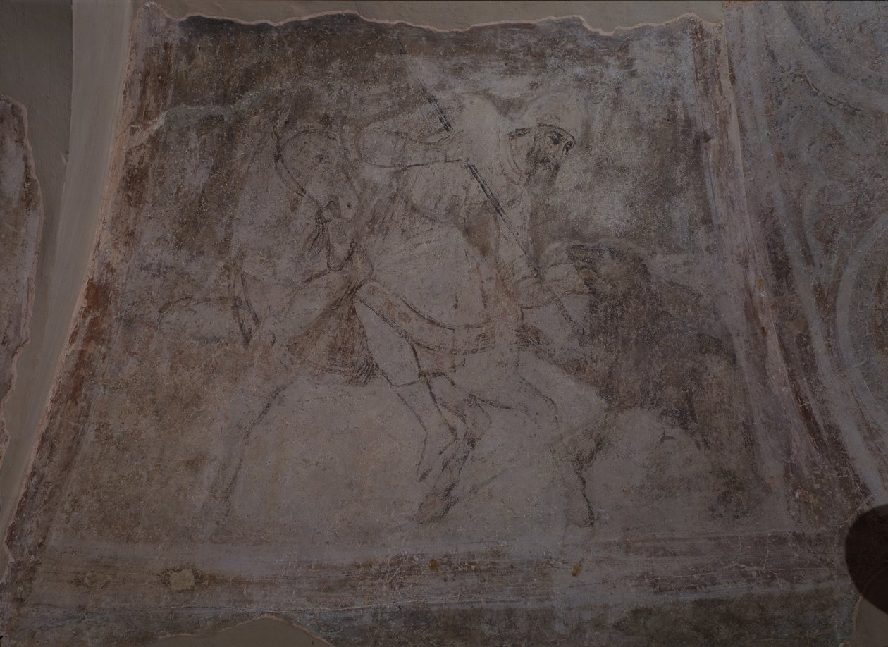 Björnjakt, 1000-talet av Ancient Russian frescos