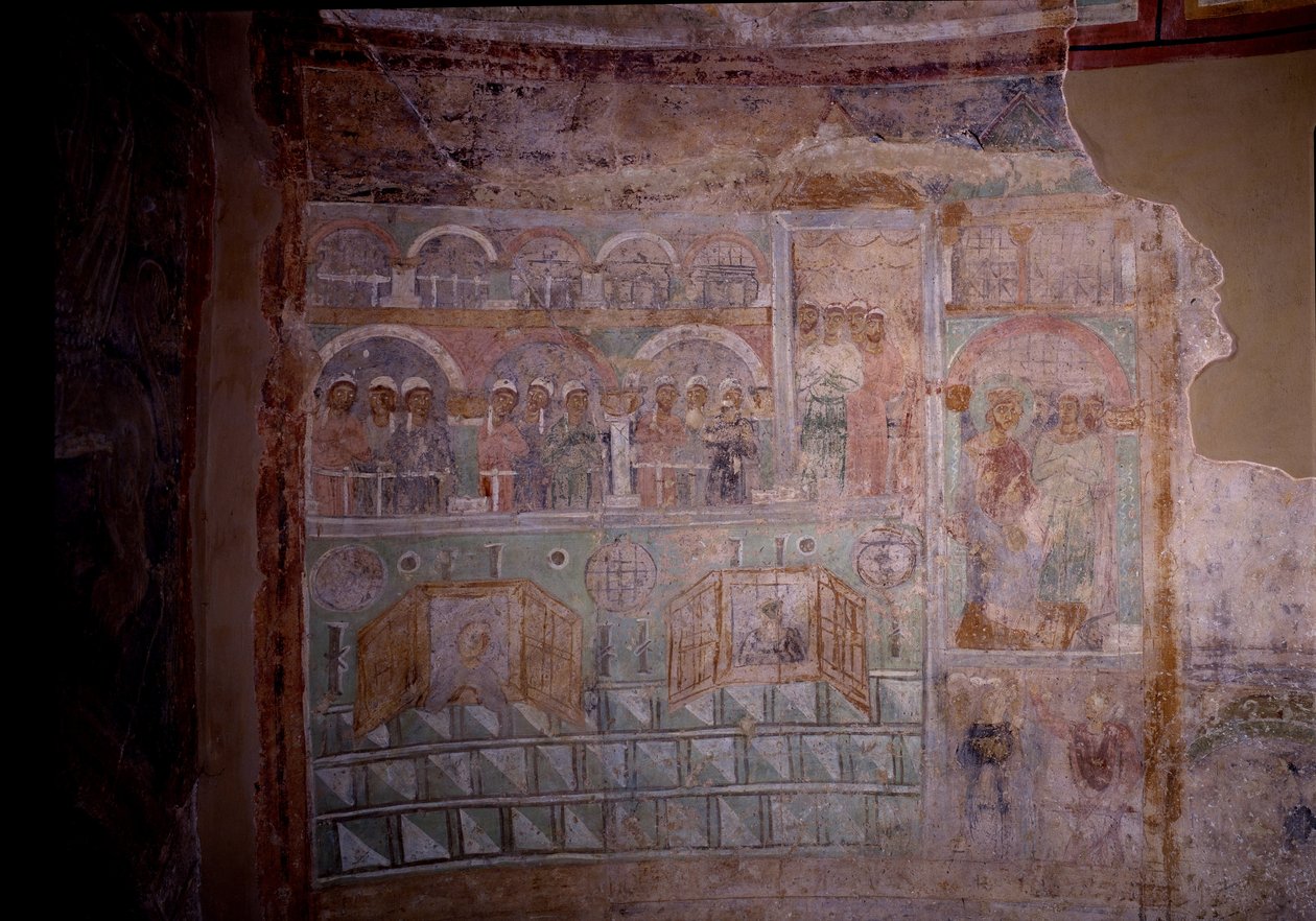 I Hippodromen, 1000-talet av Ancient Russian frescos
